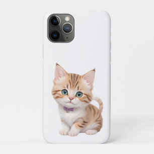 Schattig Baby Kitten Design iPhone 11 Pro Hoesje