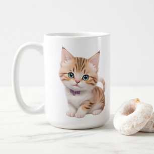 Schattig Baby Kitten Design Koffiemok