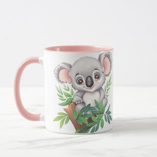 Schattig Baby Koala Beer Mok (Links)