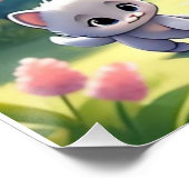 Schattig Baby Mammoth Perfect Poster (Hoek)