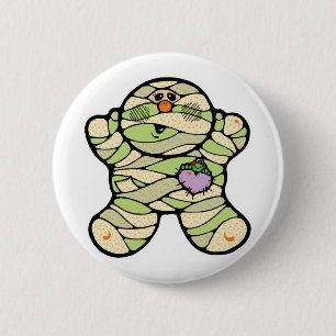 schattig baby mummy ronde button 5,7 cm