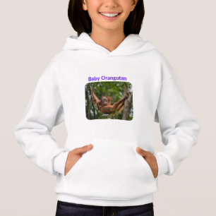 Schattig Baby orang-oetan T-shirt – minimalistisch