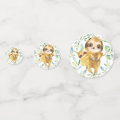 Schattig Baby shower met sleuf Confetti (Achterkanten)