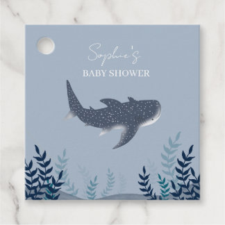 Schattig Baby shower onder het Zee Bedankjes Labels