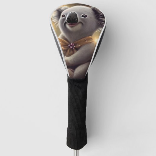 Schattig Baby Smiling Koala Beer Golfheadcover (Voorkant)
