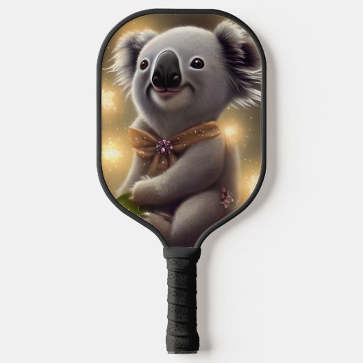 Schattig Baby Smiling Koala Beer Pickleball Paddle (Voorkant)