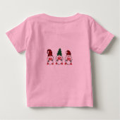 Schattig Baby T-shirt voor de feestvreugde!" (Achterkant)