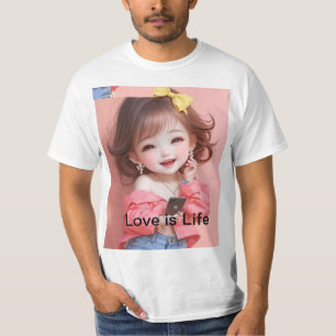 Schattig Baby T-shirt – zacht katoen, Schattige de