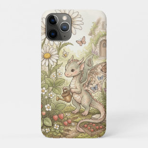 Schattig Babydraakje Tuiniert in Sprookjesachtig L iPhone 11 Pro Hoesje