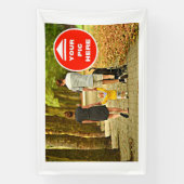 Schattig! Banner - Gepersonaliseerd - 4'x6' (Verticaal)