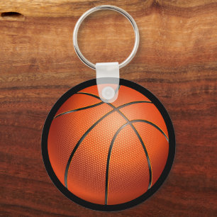 Schattig Basketbal Leuk Sportliefhebber Accessoire Sleutelhanger