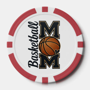 Schattig Basketbal Moeder Speldag Sport Cadeau Poker Chips