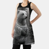 Schattig Beer met een Cozy Sweater Schort (Insitu)