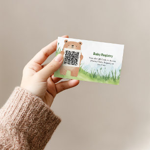 Schattig Beer QR Code Registry Kaart