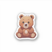 schattig beer sticker (Voorkant)