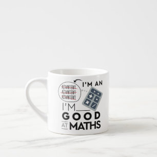 Schattig ben ik goed in wiskunde - Cadeau voor acc Espresso Kop