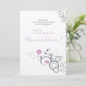 schattig, ben je mijn eerbetoon? bedankkaart (Staand voorkant)