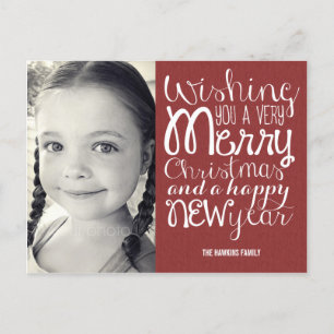 Schattig Bericht Kerstkaart Briefkaart