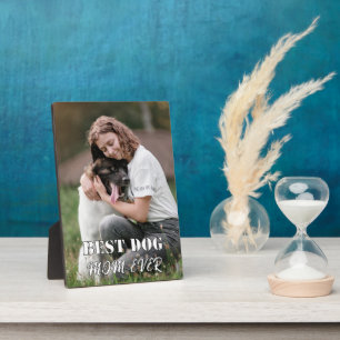 SCHATTIG! 🐕Beste Hond Mam Ooit Custom Photo Plaqu Fotoplaat