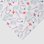 schattig betegeld zurenpatroon tissuepapier (Detail)