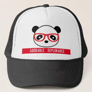 Schattig betreurenswaardig Panda-Beer Trucker Pet