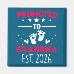 Schattig Bevorderd Tot Oma 2026 Ik Ga Oma Worden Magneet