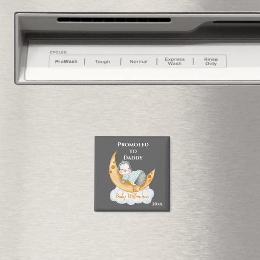 Schattig bevorderd tot pappabeendje magneet (Insitu (Vaatwasser))