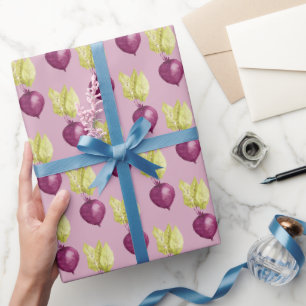 Schattig Bietje Waterverf Patroon Cadeaupapier