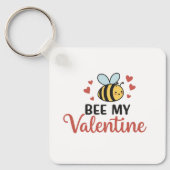 Schattig bij mijn Valentijn Sleutelhanger (Voorkant)