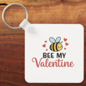 Schattig bij mijn Valentijn Sleutelhanger (Voorkant)