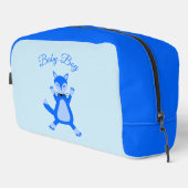 Schattig blauw baby jongen vos aangepaste geslacht toilettasje (Rechterhoek)