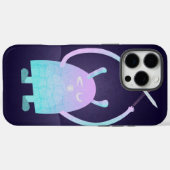 Schattig Blauw Monster Case-Mate iPhone Case (Achterkant (horizontaal))