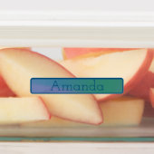 Schattig blauw paarse verloop gekleurde codenaam labels (Aangebracht)