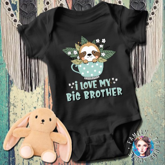 Schattig Bloem Kawaii Wasbeer Ik Hou Van Mijn Grot Romper