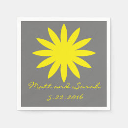 schattig bloemenservet servet