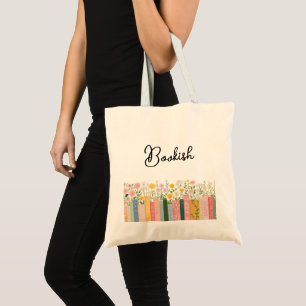 Schattig Bloemig Boekerig  Tote Bag