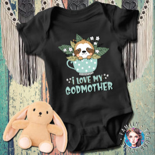 Schattig Bloemig Kawaii Wasbeer Ik Hou Van Mijn Om Romper