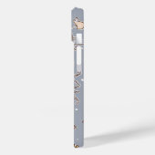 schattig bloemmotief iPhone case (Achterkant / Links)