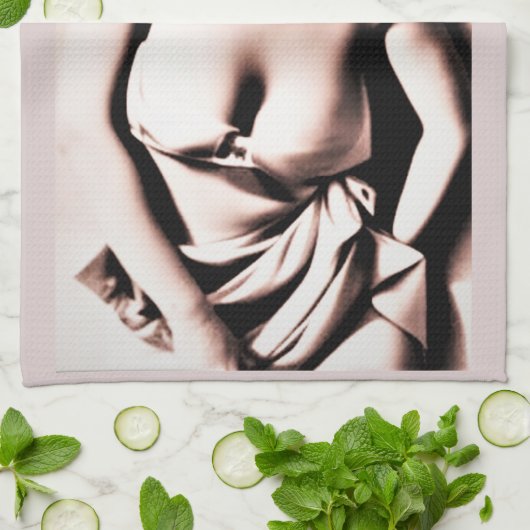 Schattig Blond Thunder_Cove Theedoek (Gevouwen)