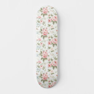 Schattig Blush Roze Rozen All-over-patroon Skateboard