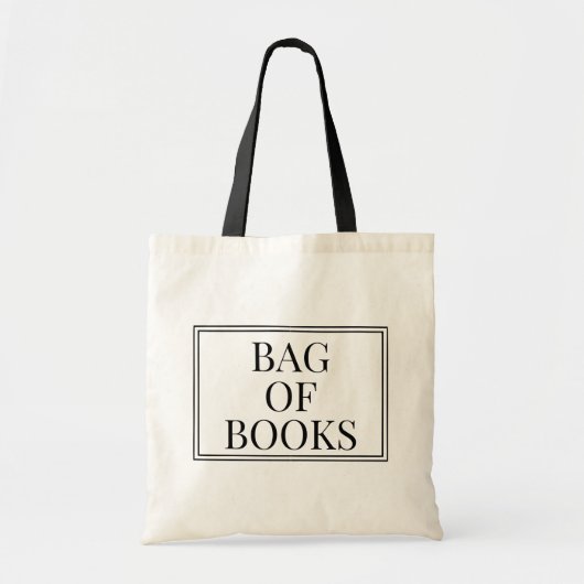 Schattig Boek Thema Tote Bag (Voorkant)