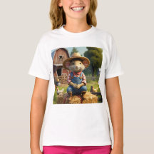 Schattig Boerenmuis T-shirt