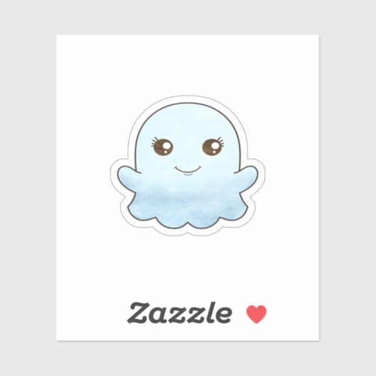 Schattig Boo Design Trendy Uniek Sticker (Vel)