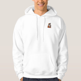 Schattig Boo Geest Heksenhoed En Pompoen Hoodie