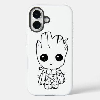 Schattig Boom Cartoon Karakter | Aardige Chibi Nat iPhone 16 Hoesje