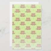 Schattig bos briefpapier (Voorkant / Achterkant)