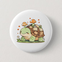 Schattig Bos Schildpad Cottagecore Kawaii Ontwerp