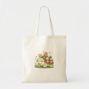 Schattig Bos Schildpad Cottagecore Kawaii Ontwerp Tote Bag