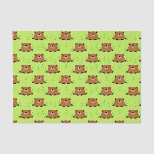 Schattig bos tissuepapier (Voorkant)