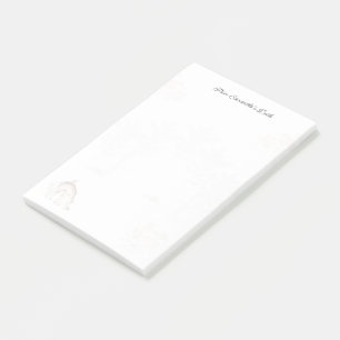 Schattig bosdier moderne kantoormanager post-it® notes